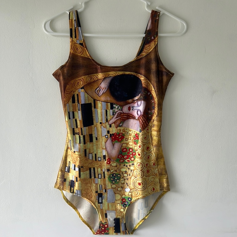 The Kiss by Gustav Klimt Bodysuit